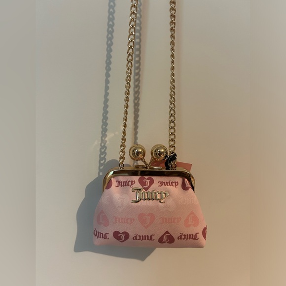 Juicy Hearts Pink Girls Just Wanna Have Fun Coin Purse - Picture 4 of 5